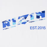 RIZIN CAMO ロゴTシャツ WHT BLUE カモフラ 迷彩 ライジン 格闘技 ホワイト ブルー