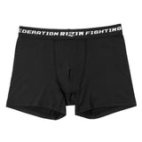 RIZIN公式ボクサーショーツ ブラック ロゴ入りトレーニング用アンダーウェア