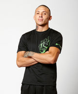 RIZIN GLOVE 2 【DRY】 Tシャツ|ブラック/グリーン