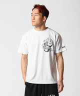 RIZIN GLOVE 2 【DRY】 Tシャツ|ホワイト/ブラック