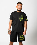 RIZIN サークルロゴ 【DRY】 ショーツ|ブラック/イエロー