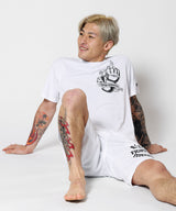RIZIN サークルロゴ 【DRY】 ショーツ|ホワイト/ブラック