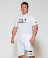 RIZIN PAISLEY DRY ショーツ WHT/BLK