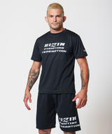 RIZIN PAISLEY DRY ショーツ BLK/WHT