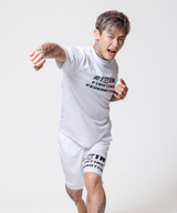 RIZIN PAISLEY DRY ショーツ WHT/BLK