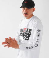 GOD SELECTION XXX × RIZIN ロンT / WHITE