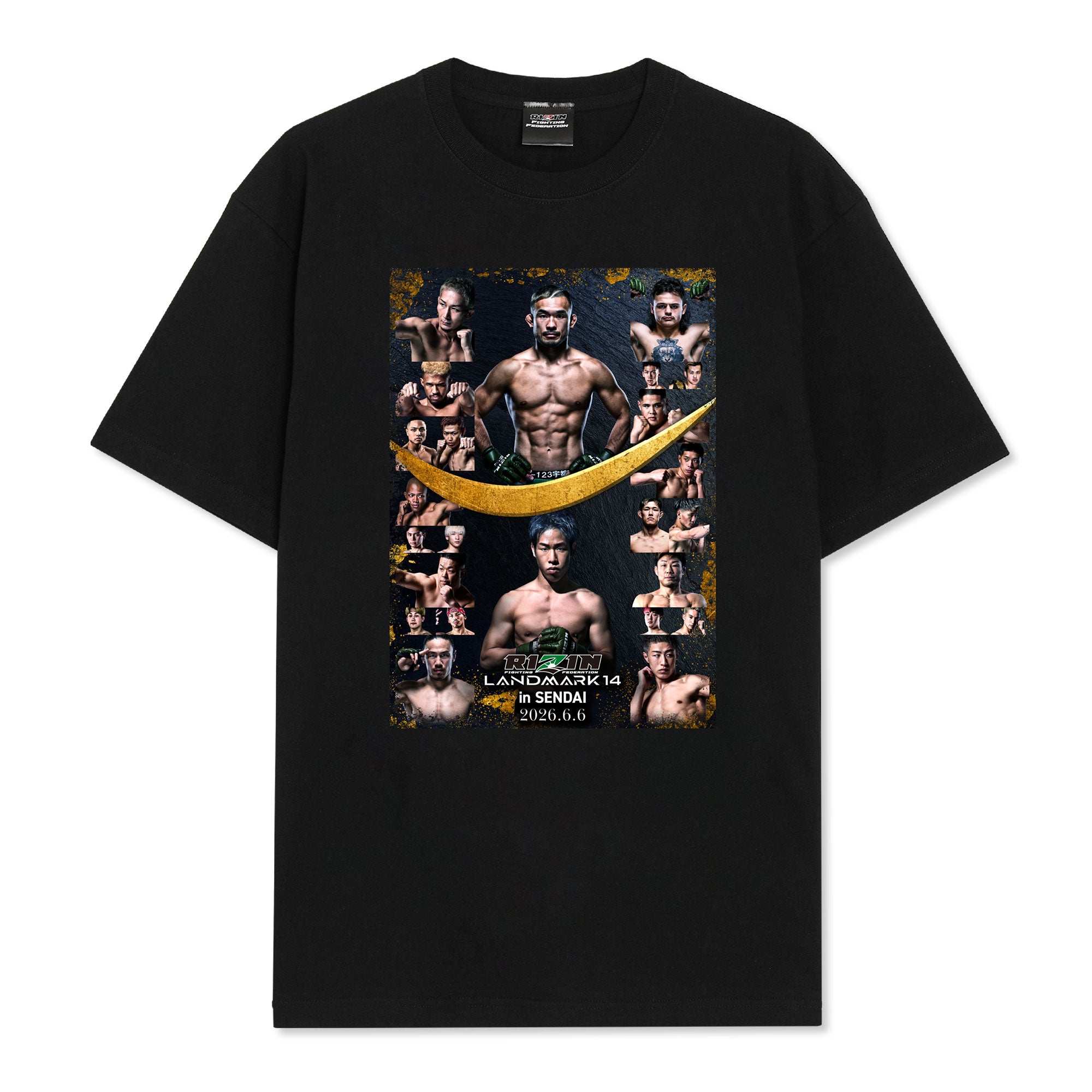 RIZIN服 RIZIN 公式グッズ】RIZIN LANDMARK 14 Tシャツ アパレル ライジン