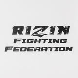 RIZIN ロゴ タンクトップ ノースリーブ ヴィンテージ風ロゴ ライジン 格闘技 トレーニングウェア ホワイト