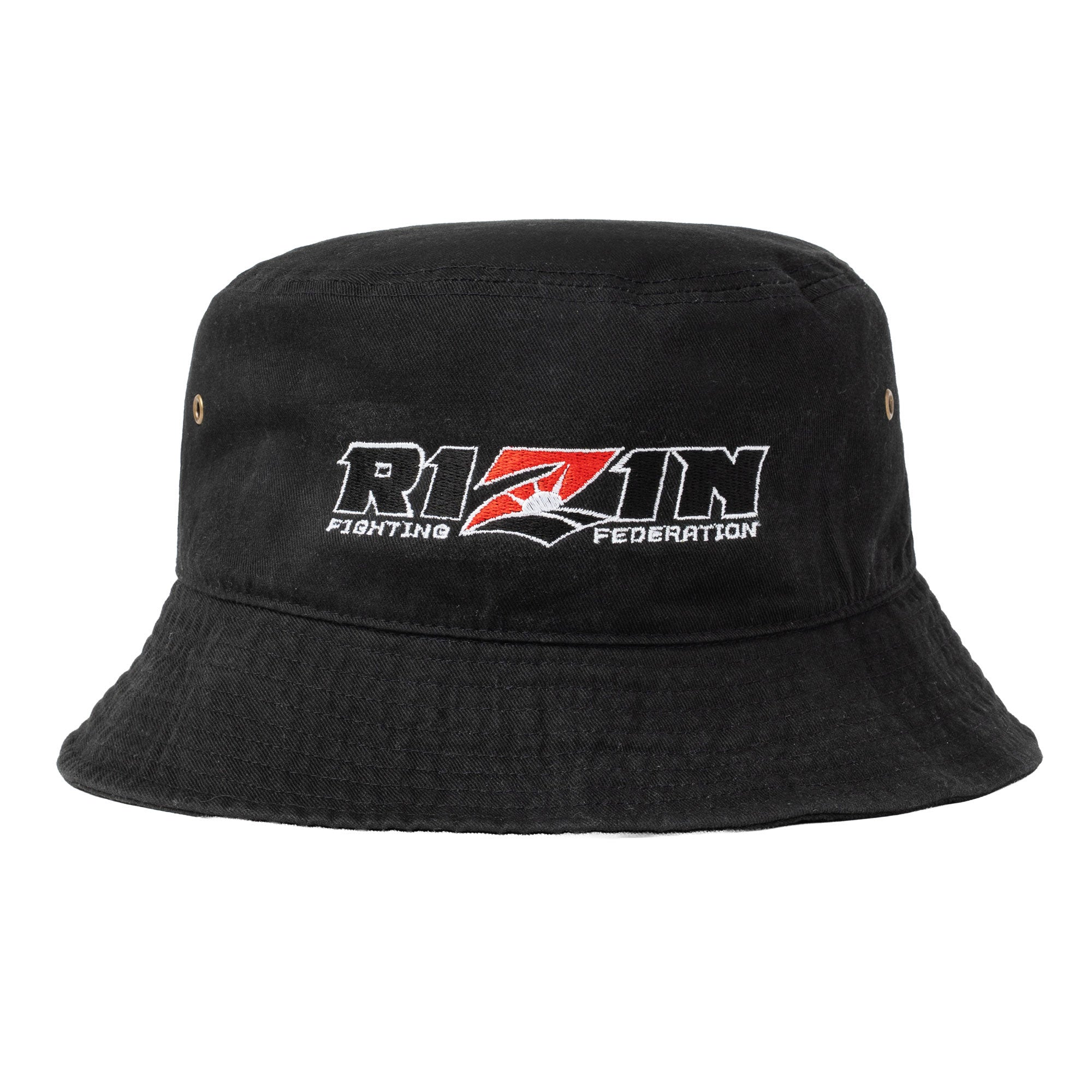 RIZIN 公式グッズ】RIZIN ロゴ バケットハット 帽子 刺繍 ブラック