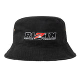 RIZIN ロゴ バケットハット 帽子 刺繍入り ブラック 公式グッズ