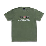RIZIN Faded Logo Tシャツ GREEN