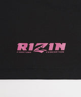 RIZIN サークルロゴ 【DRY】 ショーツ|ブラック/ピンク