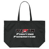RIZIN ナイロン トートバッグ 大 ブラック 大容量ロゴプリント 公式グッズ