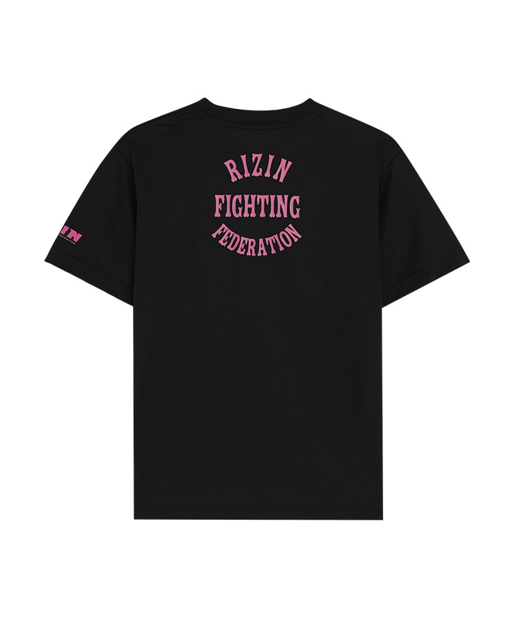 RIZIN GLOVE 2 【DRY】 Tシャツ｜ブラック/ピンク