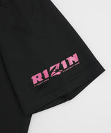 RIZIN GLOVE 2 【DRY】 Tシャツ|ブラック/ピンク