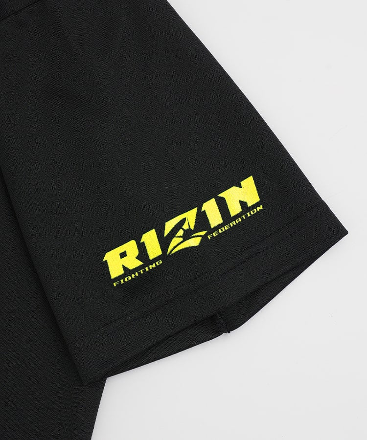 RIZIN GLOVE 2 【DRY】 Tシャツ｜ブラック/イエロー