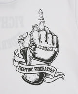 RIZIN GLOVE 2 【DRY】 Tシャツ|ホワイト/ブラック