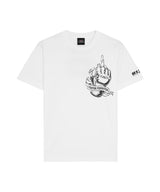 RIZIN GLOVE 2 【DRY】 Tシャツ|ホワイト/ブラック