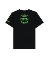 RIZIN GLOVE 2 【綿100%】 Tシャツ|ブラック/グリーン