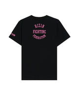 RIZIN GLOVE 2 【綿100%】 Tシャツ|ブラック/ピンク