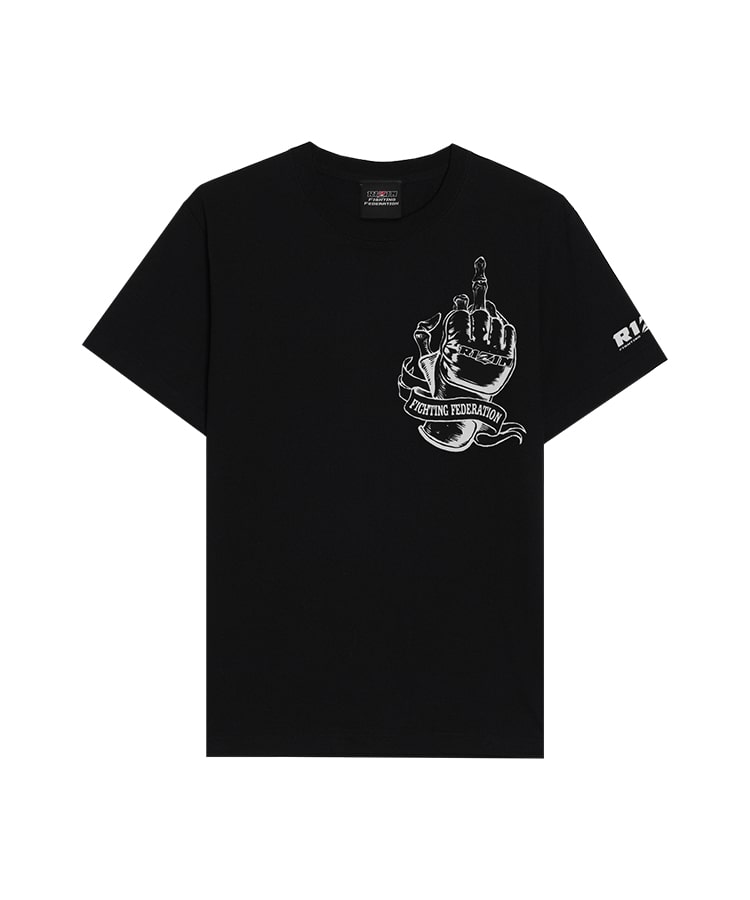 RIZIN GLOVE 2 【綿100％】 Tシャツ｜ブラック/ホワイト – RIZIN 