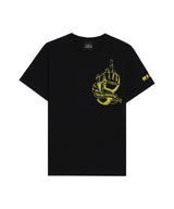 RIZIN GLOVE 2 【綿100%】 Tシャツ|ブラック/イエロー