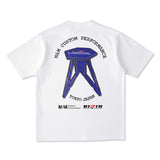 M&M x RIZIN BLUE STOOL Tee