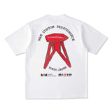 M&M x RIZIN RED STOOL Tee
