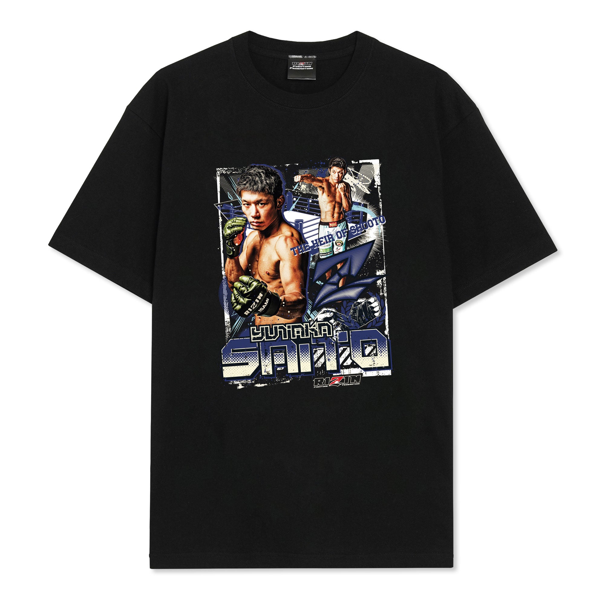 9/4先行予約】【RIZIN 公式グッズ】斎藤裕 × RIZIN コラボ Tシャツ