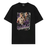 平本蓮 × RIZIN 公式コラボTシャツ フォトプリントデザイン 令和の黒きカリスマ