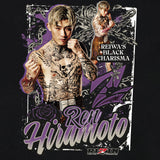 平本蓮 × RIZIN 公式コラボTシャツ フォトプリントデザイン 令和の黒きカリスマ