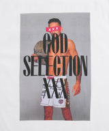 GOD SELECTION XXX × RIZIN クレベル・コイケ Tシャツ / WHITE