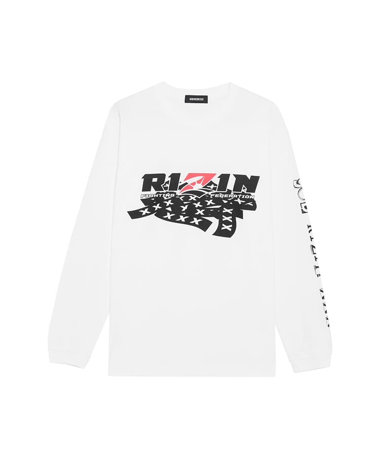 GOD SELECTION XXX × RIZIN ロンT / WHITE