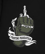 RIZIN GLOVE スウェットパーカー / BLACK