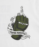 RIZIN GLOVE Tシャツ / WHITE