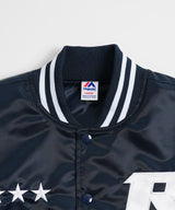 マジェスティック RIZIN サテンジャケット / NAVY
