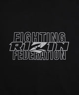 RIZIN RFF ジップアップスウェットパーカー / BLACK