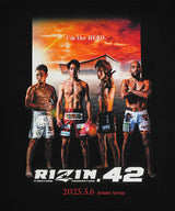 RIZIN.42 大会限定 Tシャツ / BLACK