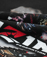 RIZIN×BELLATOR サムライ・グラジエーターTシャツ / BLACK