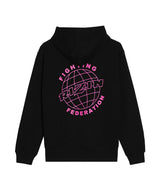 RIZIN UNI スウェットパーカー / BLACK×PINK