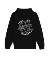 RIZIN UNI スウェットパーカー / BLACK×WHITE