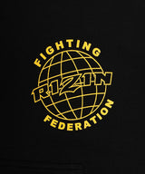 RIZIN UNI スウェットパーカー / BLACK×YELLOW