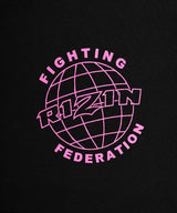 RIZIN UNI スウェットパーカー / BLACK×PINK