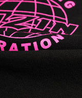 RIZIN UNI スウェットパーカー / BLACK×PINK