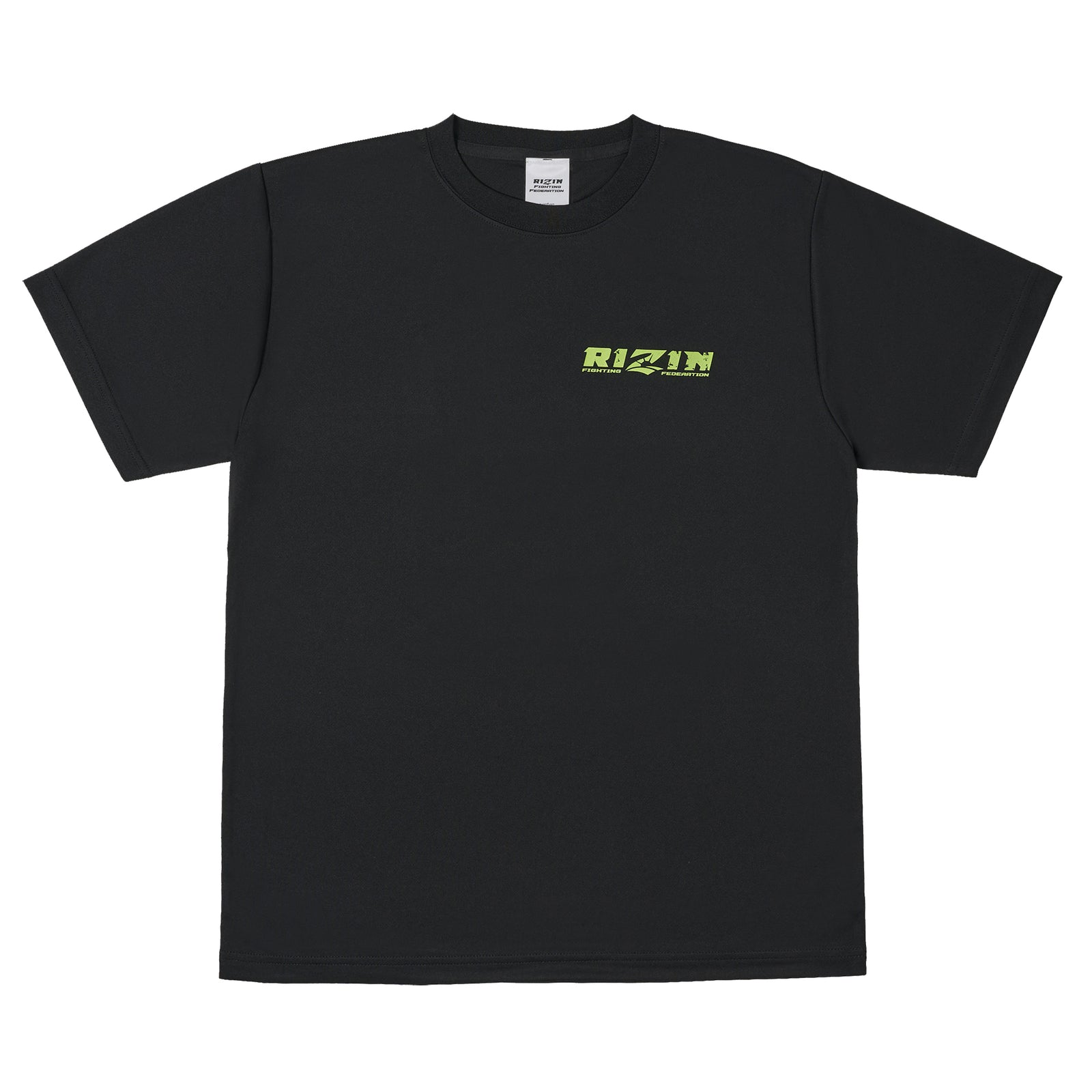 RIZIN 公式グッズ】RIZIN GLOVE 4 【DRY】 Tシャツ BLK/GREEN｜RIZIN