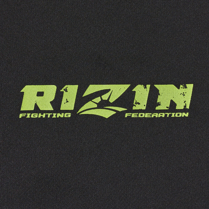 RIZIN 公式グッズ】RIZIN GLOVE 4 【DRY】 Tシャツ BLK/GREEN｜RIZIN