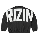 RIZIN ライジン ナイロンジャケット ブラック（バックビッグロゴデザイン）