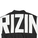 RIZIN ライジン ナイロンジャケット ブラック（バックビッグロゴデザイン）