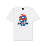 EXPO2025 ミャクミャク RIZIN コラボ Tシャツ 半袖 大阪 関西万博 公式キャラクター ライジン 格闘技 ホワイト