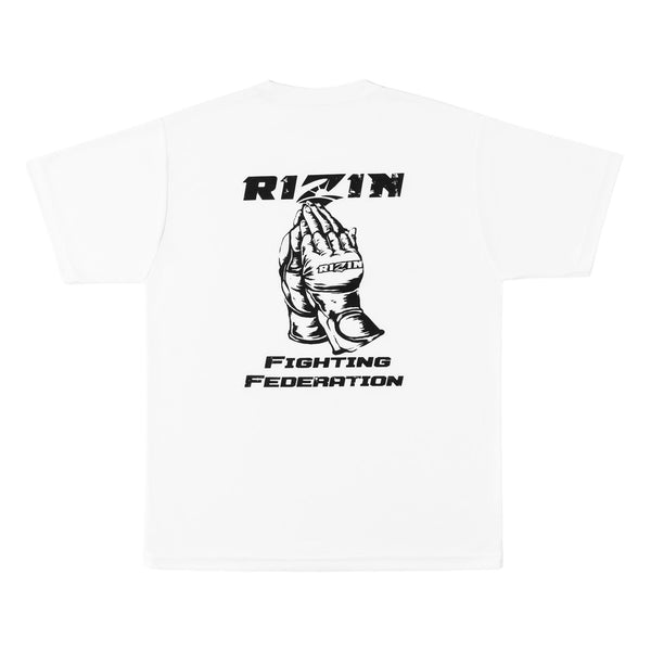 RIZIN GLOVE 3 Tシャツ　グローブTシャツ　完売商品　Lサイズ RIZIN 公式グッズ】RIZIN GLOVE 4 【DRY】 Tシャツ WHT｜RIZIN
